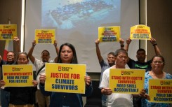 Survivors of Typhoon Rai in the Philippines filed a UK lawsuit against British oil giant Shell, seeking financial compensation