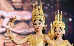 Khmer classical dance is renowned for its graceful hand gestures and stunning costumes