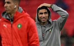 Achraf Hakimi was an unused substitute in Morocco's first two Africa Cup of Nations matches as he recovers from an ankle injury