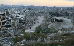 Much of the Gaza Strip has been left in total ruin by the war