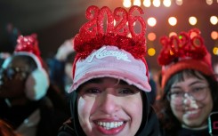 People celebrate the New Year 2026 at the Juyongguan Great Wall, Beijing, on December 31, 2025