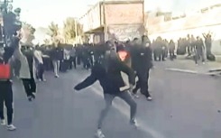 A video posted on social media on December 31, 2025, showed protestors attacking a government building in Fasa in southern Iran