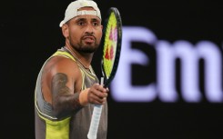 Nick Kyrgios at the Australian Open last year