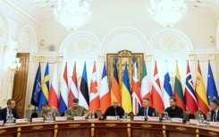 Representatives from 15 countries were expected to take part in Saturday's talks