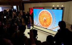 Samsung unveiled a 130-inch Micro RGB TV at the annual Consumer Electronics Show in Las Vegas
