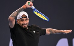 Nick Kyrgios lost his com\eback match against Aleksandar Kovacevic in Brisbane