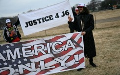 A rally promoted by right-wing activists on the fifth anniversary of the January 6 riots in Washington