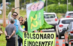 Supporters of former Brazilian president Jair Bolsonaro insist he is an innocent man