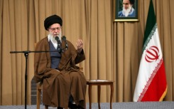 The protests are a major challenge to Khamenei, 86