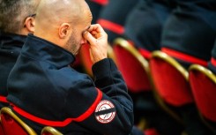 Many first responders attended the ceremonies