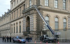 They used a stolen furniture-lifting truck