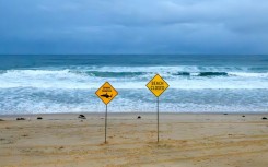 Authorities warned surfers and swimmers to stay out of the water after a spate of shark attacks in Australia's state of New South Wales.