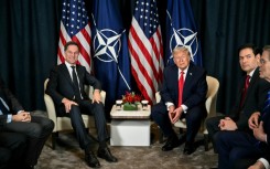 After talks with NATO chief Mark Rutte in Davos, US President Donald Trump withdrew his tariff threat