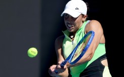 Madison Keys hits a return to Czech Republic’s Karolina Pliskova