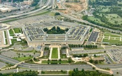 An aerial view of the Pentagon