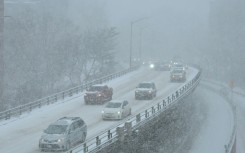 The storm has also prompted warnings to stay off roads