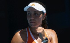 Jessica Pegula celebrates victory against Madison Keys