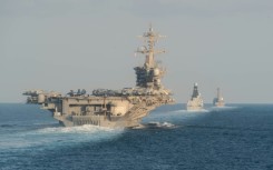 A US aircraft carrier has deployed to the Middle East