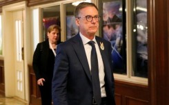 Canada's Central Bank Governor Tiff Macklem at a G7 meeting last year