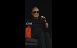 Shades of Macron: Britain's Keir Starmer paid tribute to the French leader's 'Top Gun' sunglasses