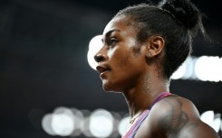 US sprinter Sha'carri Richardson reacts during the women's 100m semi-final at the 2025 World Athletics Championships