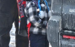 This photo obtained from Columbia Heights Public Schools shows five-year-old Liam Conejo Ramos as he is being detained by immigration officers on January 20, 2026 in Minneapolis, Minnesota