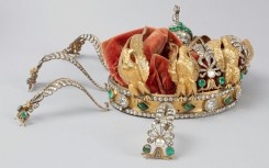 The crown of Empress Eugenie de Montijo was dropped during the heist at the Louvre