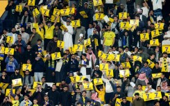 Al Nassr fans showed their support for Cristiano Ronaldo
