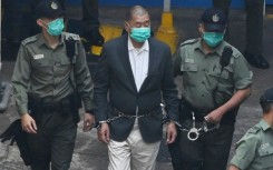 Hong Kong pro-democracy media tycoon Jimmy Lai, seen in 2020, has already been jailed for over five years as his trial progressed