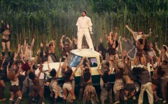 The Super Bowl halftime show by Bad Bunny, the Puerto Rican superstar who became the first ever halftime show headliner to sing only in Spanish, averaged 128.2 million viewers