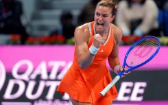 'I feel a lot better,' said Maria Sakkari after her victory over top-seeded Iga Swiatek in Qatar