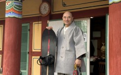South Korean monk Venerable Hosan is 'over the moon' after three snowboarders who took part in his youth competition went on to win Olympic medals
