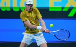 Italy's Jannik Sinner was playing for the first time since his Australian Open semi-final loss to Novak Djokovic