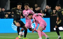 LAFC's South Korean forward Son Heung-min took on Inter Miami's Argentine great Lionel Messi