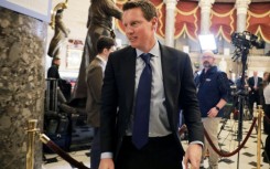 David Ellison, the chairman and chief executive officer of Paramount Skydance, at the US Capitol in Washington