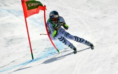 German youngster Emma Aicher is 96 points behind Sofia Goggia in the World Cup super-G standings