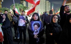 Mourners gathered in Tehran