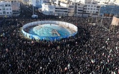 Thousands gathered to mourn the death of Iran's supreme leader Ayatollah Ali Khamenei, in Tehran, shown here, and in other cities including Shiraz and Yazd