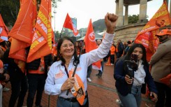 Former left-wing rebel Sandra Ramirez, widow of a Revolutionary Armed Forces of Colombia (FARC) top commander, is a candidate for Senate in a race that will test the political appeal of ex-guerrillas