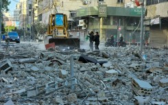 Heavy strikes have rocked Beirut