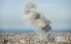 Around 95,000 people in Beirut's southern suburbs have been displaced to official shelters, authorities say