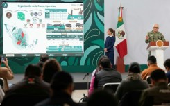 President Claudia Sheinbaum unveiled the Mexico's World Cup security plan less than two weeks after an explosion of violence in Guadalajara, which will host four games