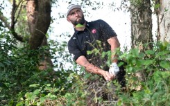 Jon Rahm in action on Sunday