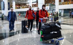 The members of Iran's women's football team who did not claim asylum in Australia arrived at the Kuala Lumpur International Airport on March 11, 2026