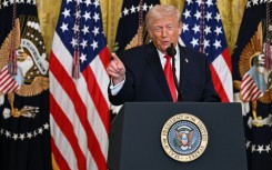 US President Donald Trump posted on social media his latest harsh rhetoric against the Iranian leadership