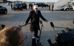 US President Donald Trump said countries dependent on the Strait of Hormuz for oil 'must take care of that passage'