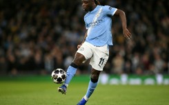 Manchester City midfielder Jeremy Doku in action during a defeat by Real Madrid in a Champions League last-16 second-leg tie at the Etihad Stadium
