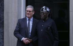Britain's PM Starmer welcomes Nigerian President Tinubu at Downing Street in London
