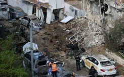Tel Aviv authorities said there was a 'direct hit' on the city