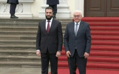 German president greets Syrian counterpart in Berlin